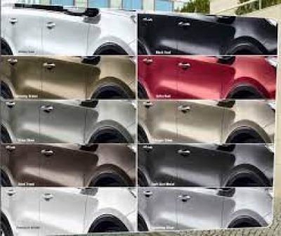 Tinta auto in base opaca al solvente.