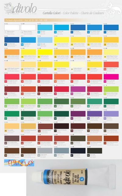 Colori ad olio serie Accademia di DiVolo