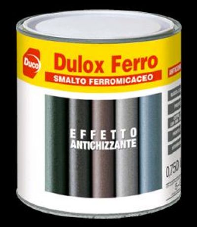 Dulox Ferro smalto ferromicaceo antichizzato ferroantico grana fine
